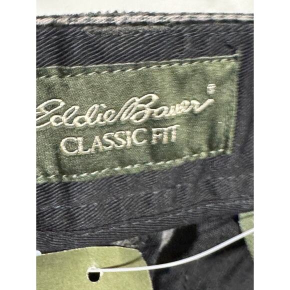 Eddie Bauer Classic Fit Textured Classic Dark Lead Pants 36X32 NWT - Picture 4 of 7